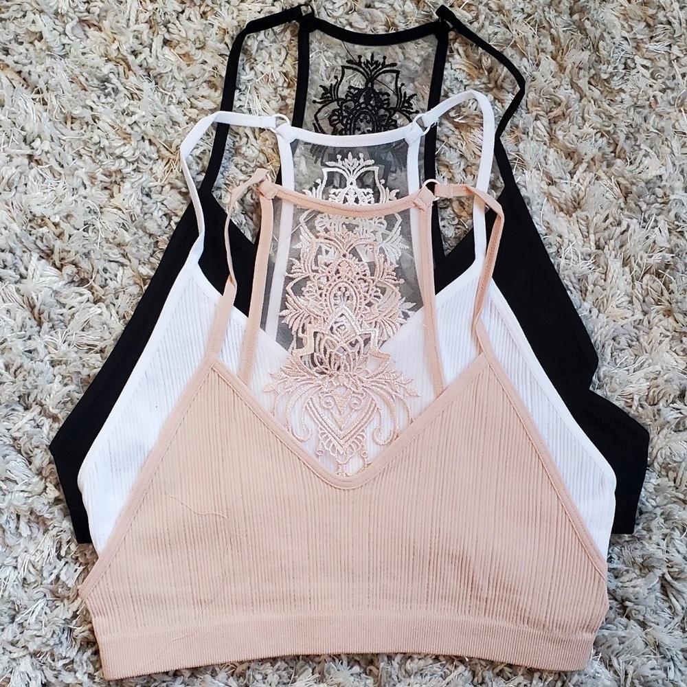 🔥BESTSELLER🔥White tattoo mesh bralette - Picture 9 of 15